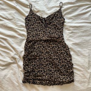 Leopard mini dress